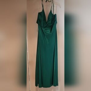 Jessica McClintock Emerald Green Formal Dress